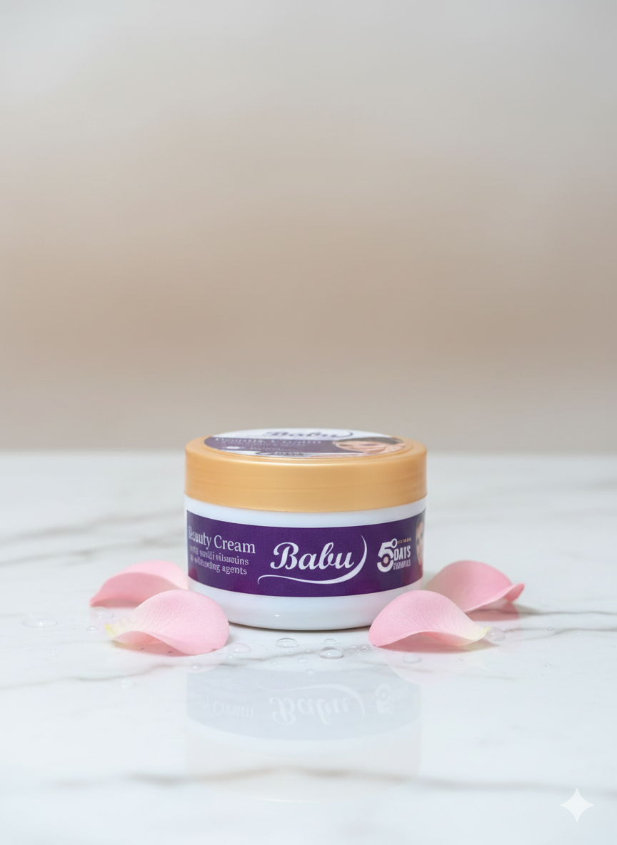 BABU Beauty Cream for Bright & Even Skin Tone – Daily Care Formula