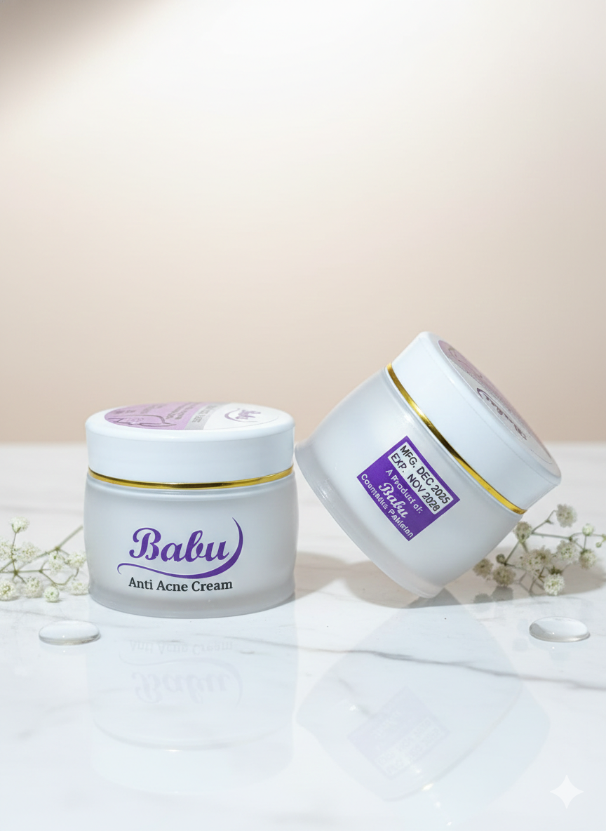 BABU Beauty Care Anti-Acne Cream | Acne & Blemish Care